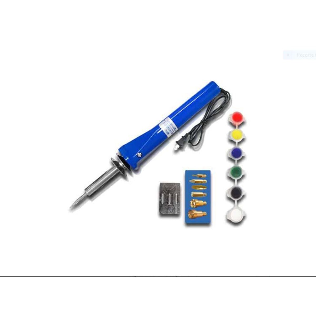 TAKEMA - Pirógrafo 6 Puntas Intercambiables 30W ZD-707B/30W TAKEMA