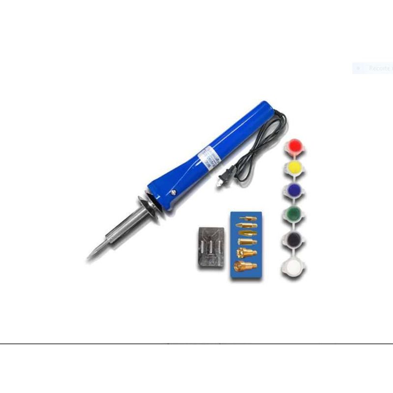 TAKEMA - Pirógrafo 6 Puntas Intercambiables 30W ZD-707B/30W TAKEMA