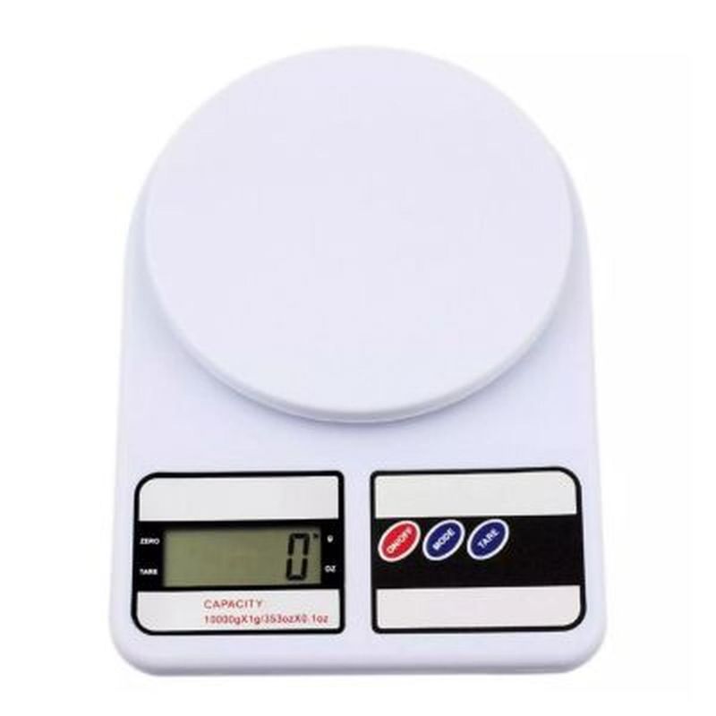 GENERICO - Balanza de Cocina Digital Electrónica Pantalla LCD 10KG