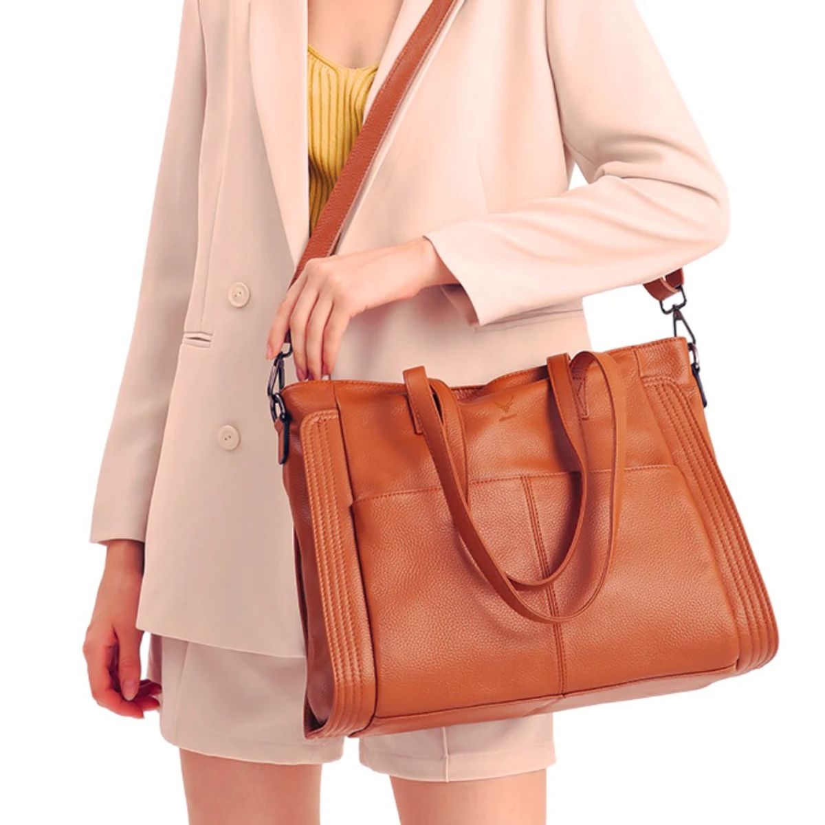 ARMUZ - Bolso de Cuero Vacuno 9029L Mujer