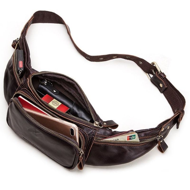 ARMUZ - Canguro de cuero vacuno Hombre