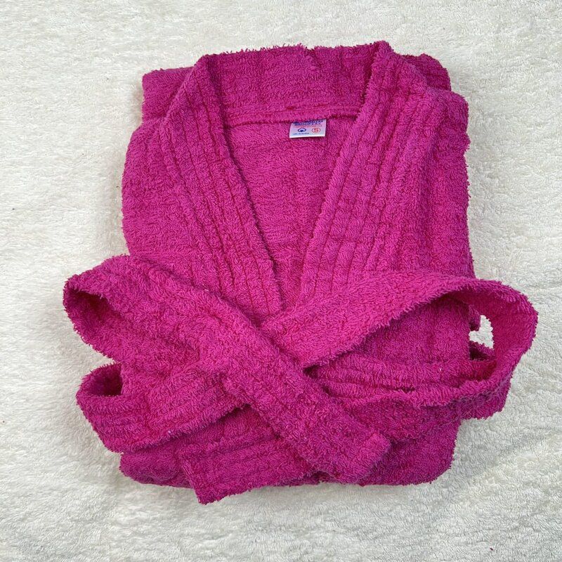 GENERICO - Salida de baño de 380 gramos - S - Fucsia