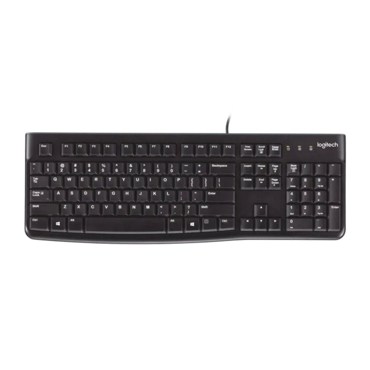 LOGITECH - Teclado Logitech K120 Qwerty Español Color Negro