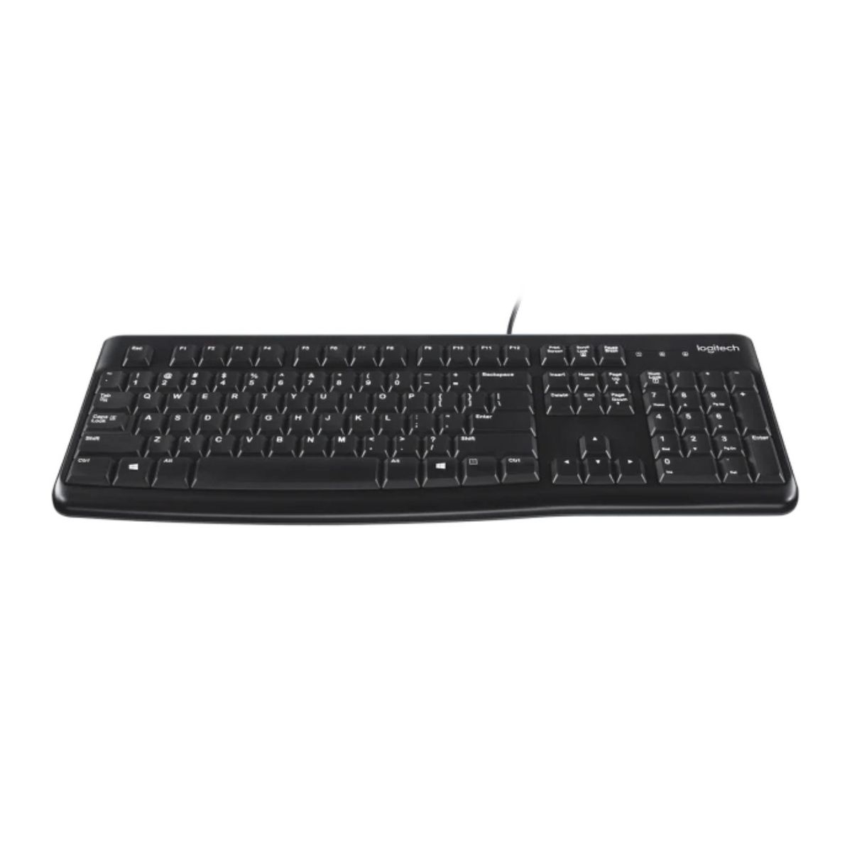 LOGITECH - Teclado Logitech K120 Qwerty Español Color Negro