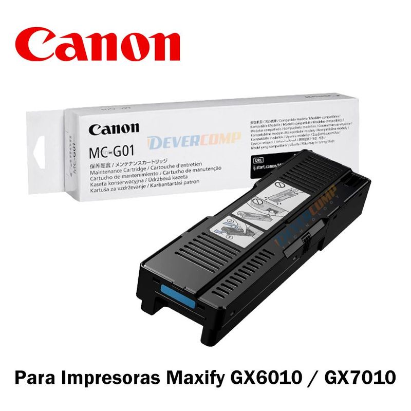 CANON - Cartucho de mantenimiento MC G01 Maxify GX6010  GX7010