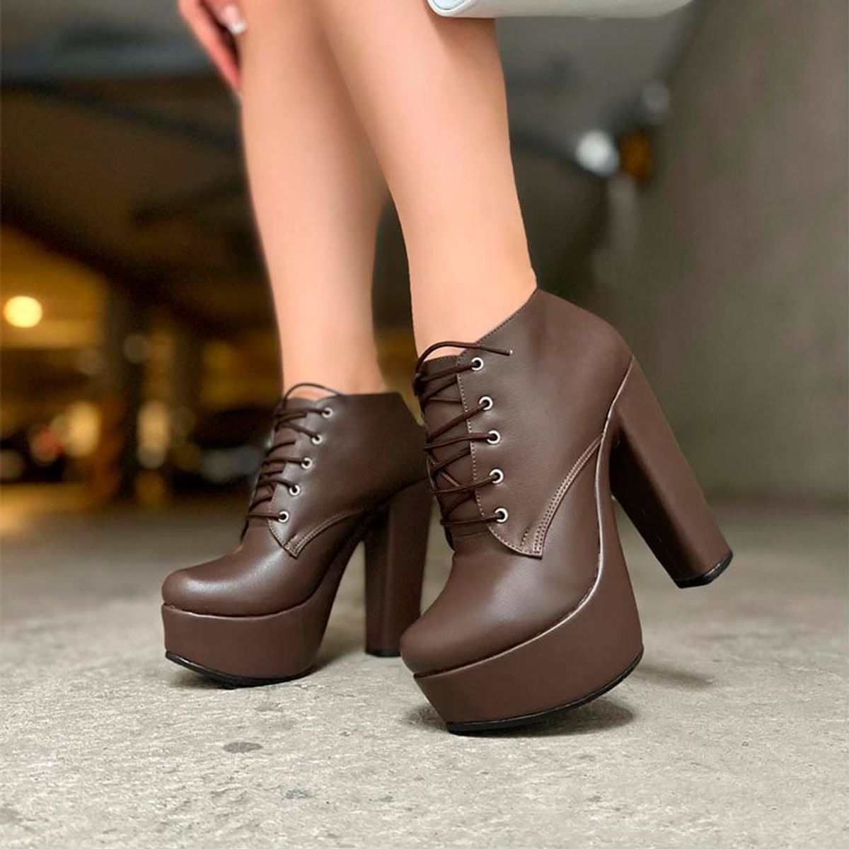 GENERICO - 015L65 Bota Mujer Mili Parra Café