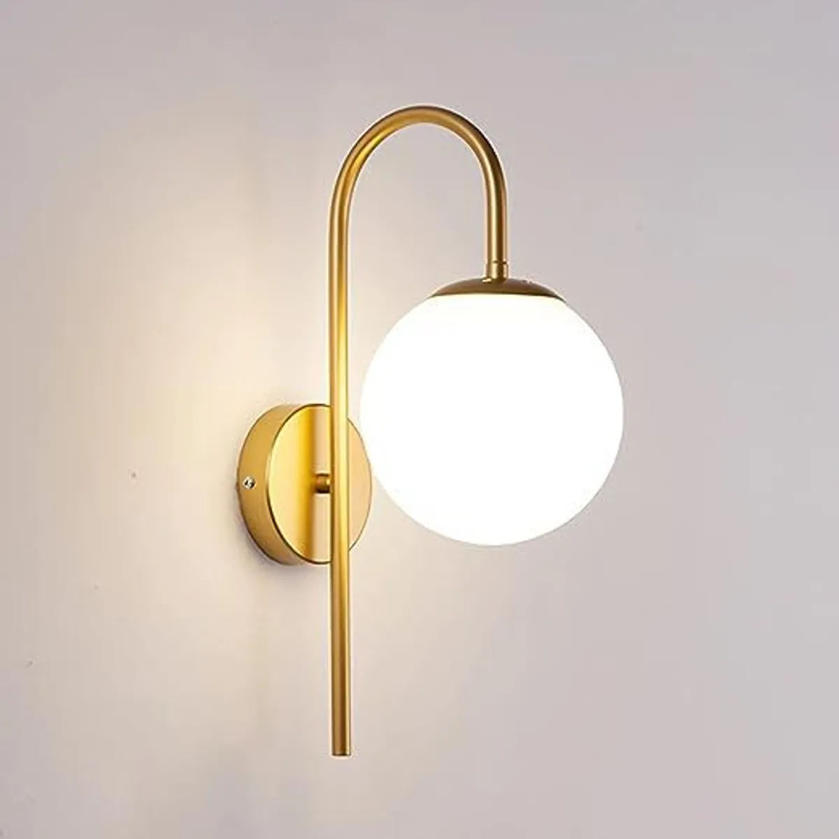 GENERICO - Lámpara de pared modelo bola de cristal