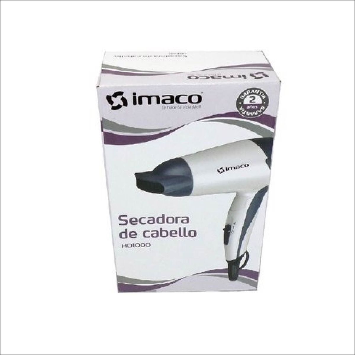 IMACO - SECADORA DE CABELLO IMACO HD1850 - BLANCO