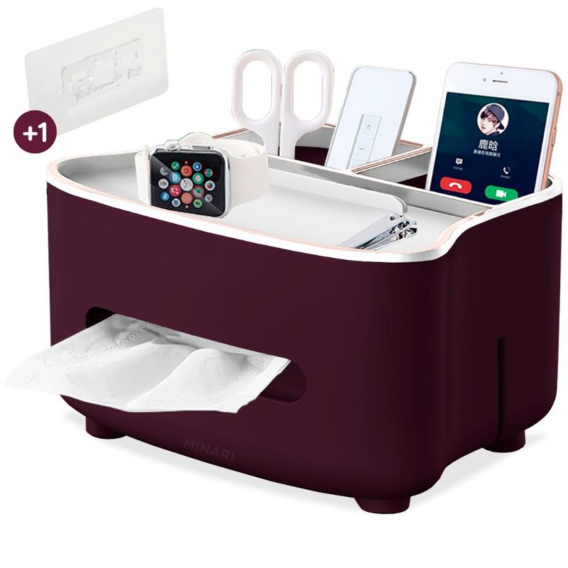 MINARI - Organizador de Escritorio Dispensador de Toallitas MD H89