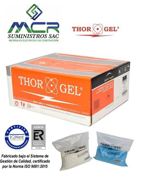 Gel Conductivo 5 kg Para Pozo a Tierra thor gel | Sodimac Perú