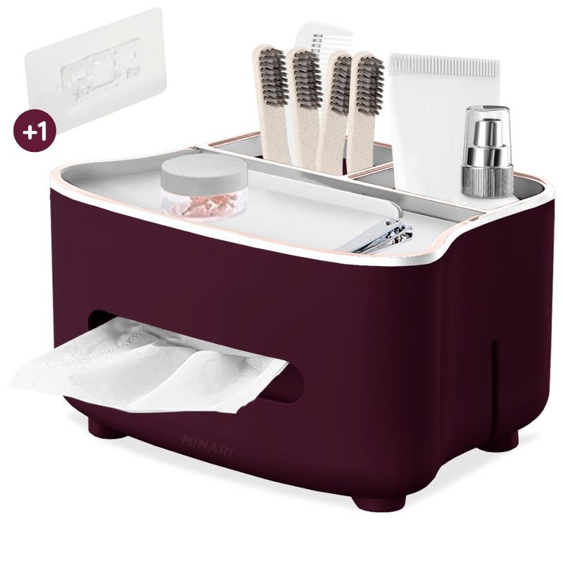 MINARI - Organizador de Cepillos de Dientes Accesorios de Baño Dispensador MD H89