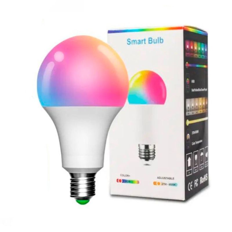 SEISA - Foco Inteligente LED WiFi para Alexa y Google 9W 800 Lumens