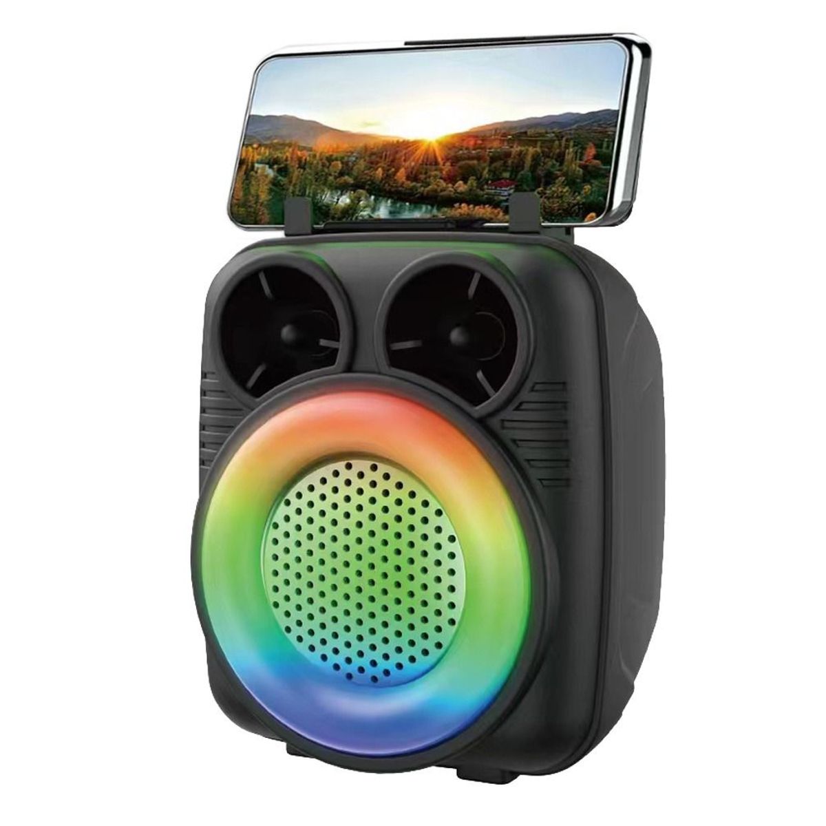 SEISA - Mini Parlante Bluetooth Con Luces Led RGB Kimiso Bocina Inalambrica