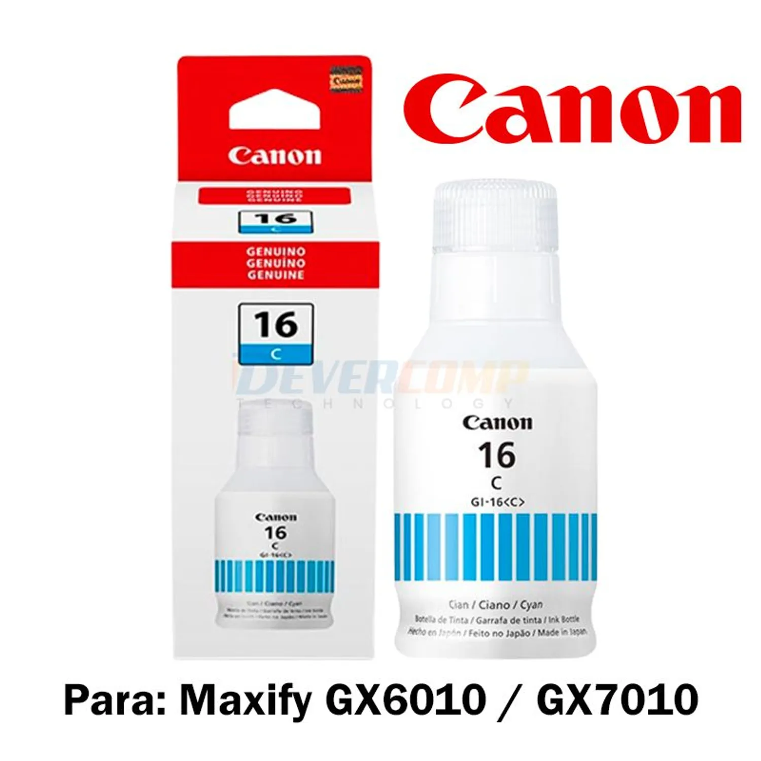 BOTE DE TINTA CANON 56 BLACK 170ML PARA MAXIFY GX7050 GX6050 GX5050 Gx4050 Gx3050 Gx6550 Gx5550  4412c001