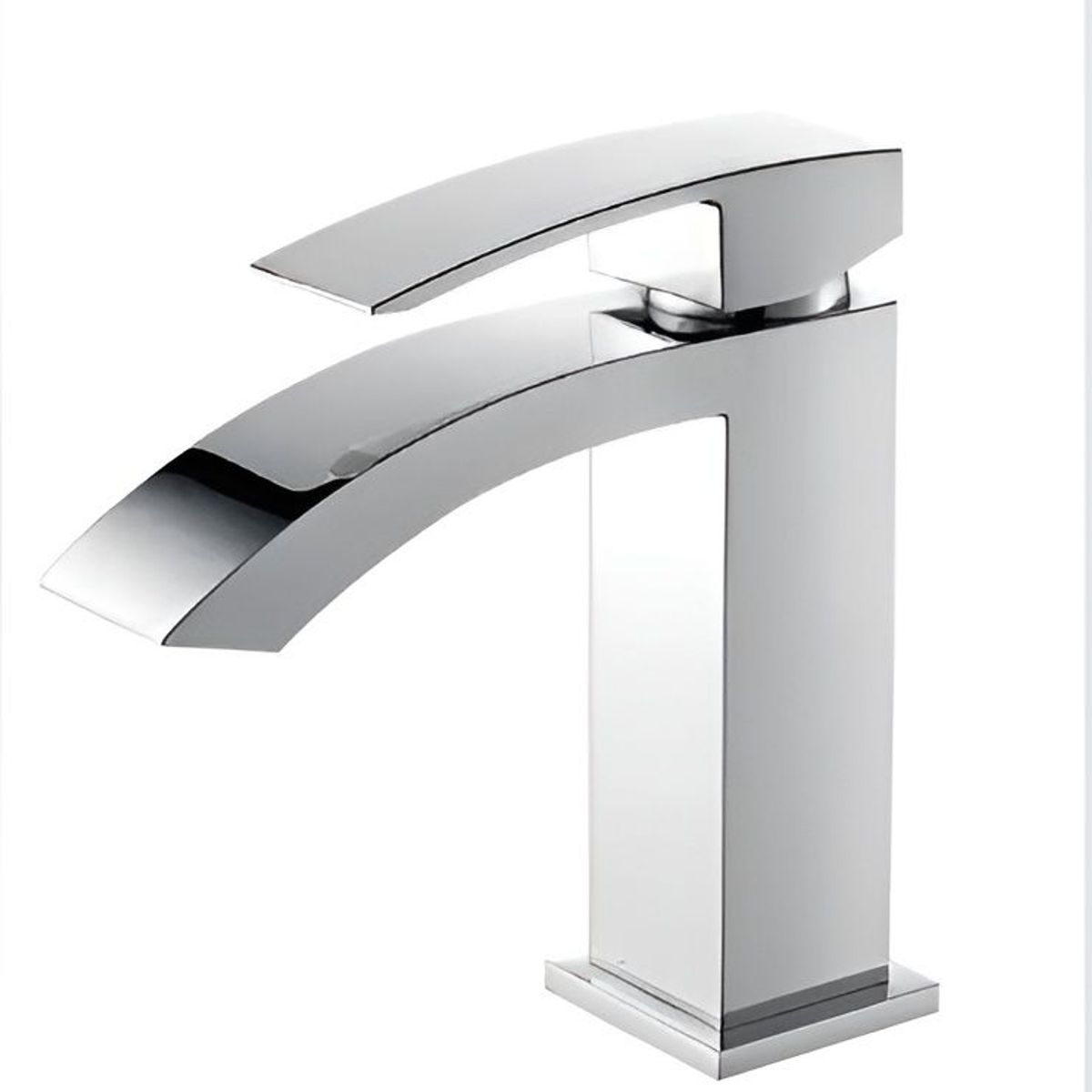 IMPORTADO MC - MEZCLADORA DE LAVATORIO CAIDA CASCADA CROMADA CUADRADA