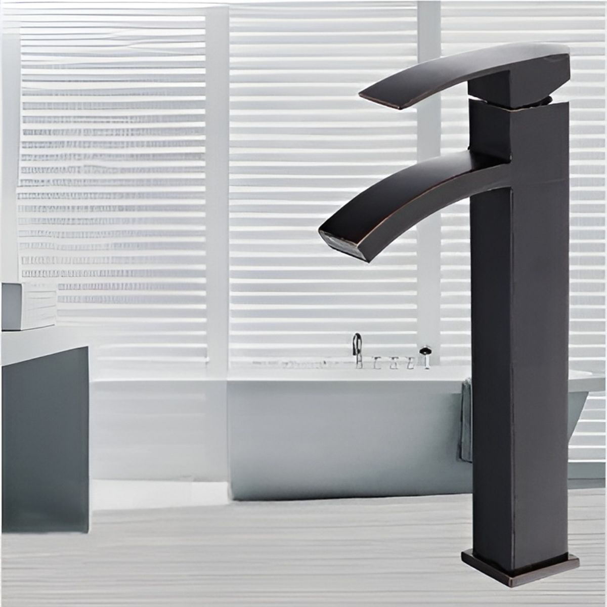 GENERICO - Mezcladora Monocomando De Lavatorio NEGRO M8778