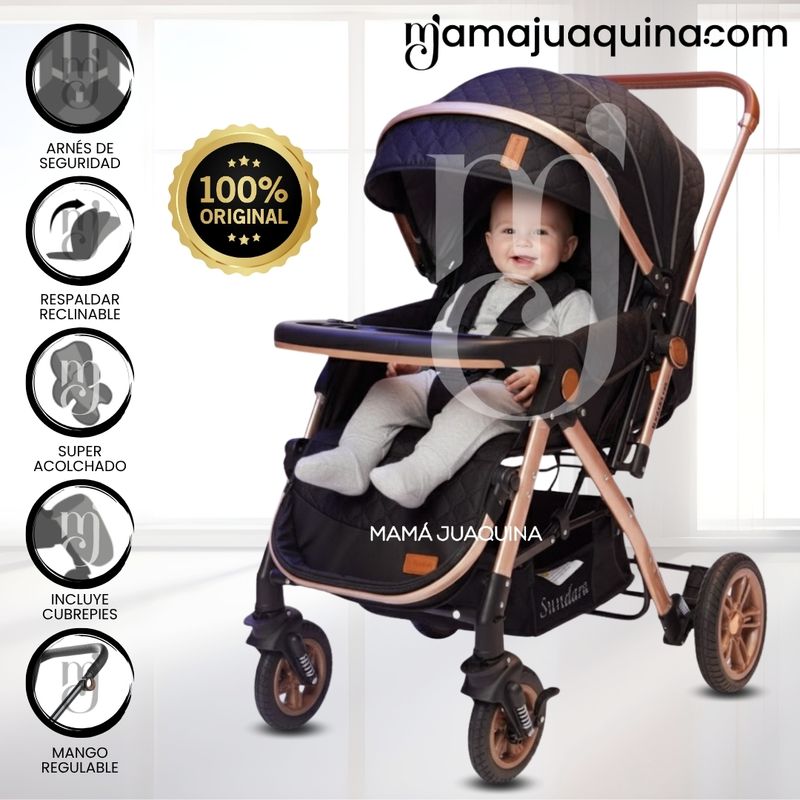 BEAUTIFUL - Coche Cuna De Lujo «SUNDARA VIP» Edición Limitada Black