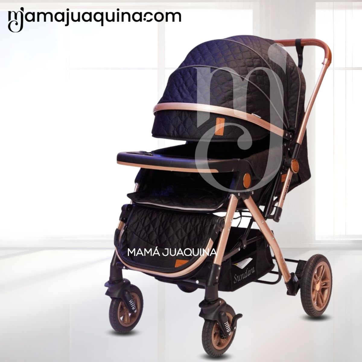 BEAUTIFUL - Coche Cuna De Lujo «SUNDARA VIP» Edición Limitada Black