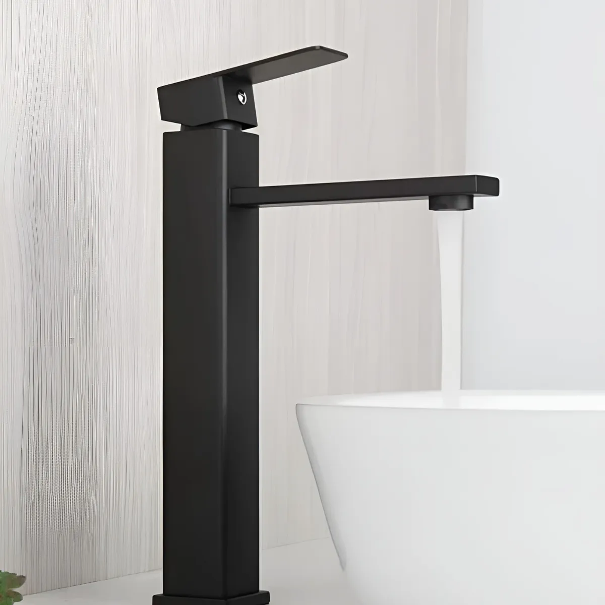 GREEN HOUSE - Mezcladora Monocomando De Lavatorio NEGRO M8778