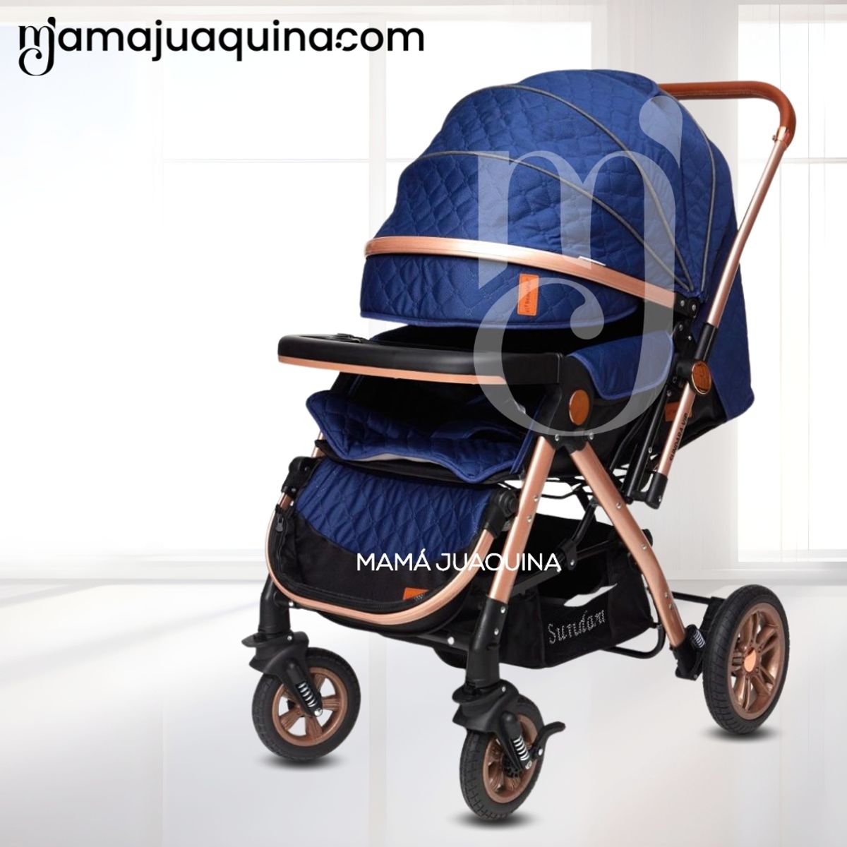 BEAUTIFUL - Coche Cuna De Lujo «SUNDARA VIP» Edición Limitada Blue