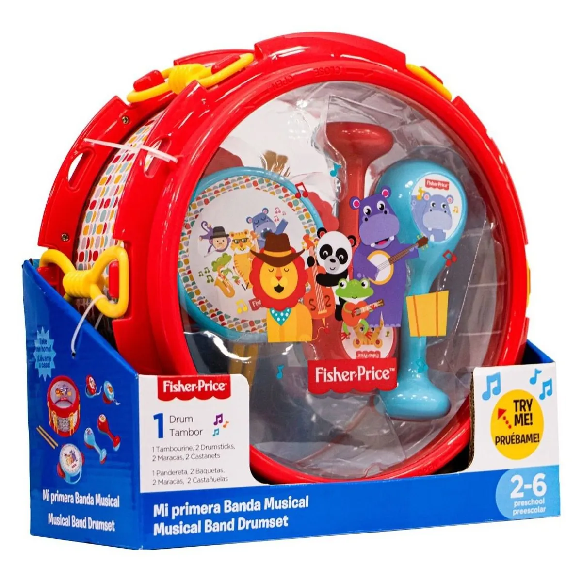 FISHER PRICE - FISHER PRICE MI PRIMERA BANDA MUSICAL 8 INSTRUMENTOS