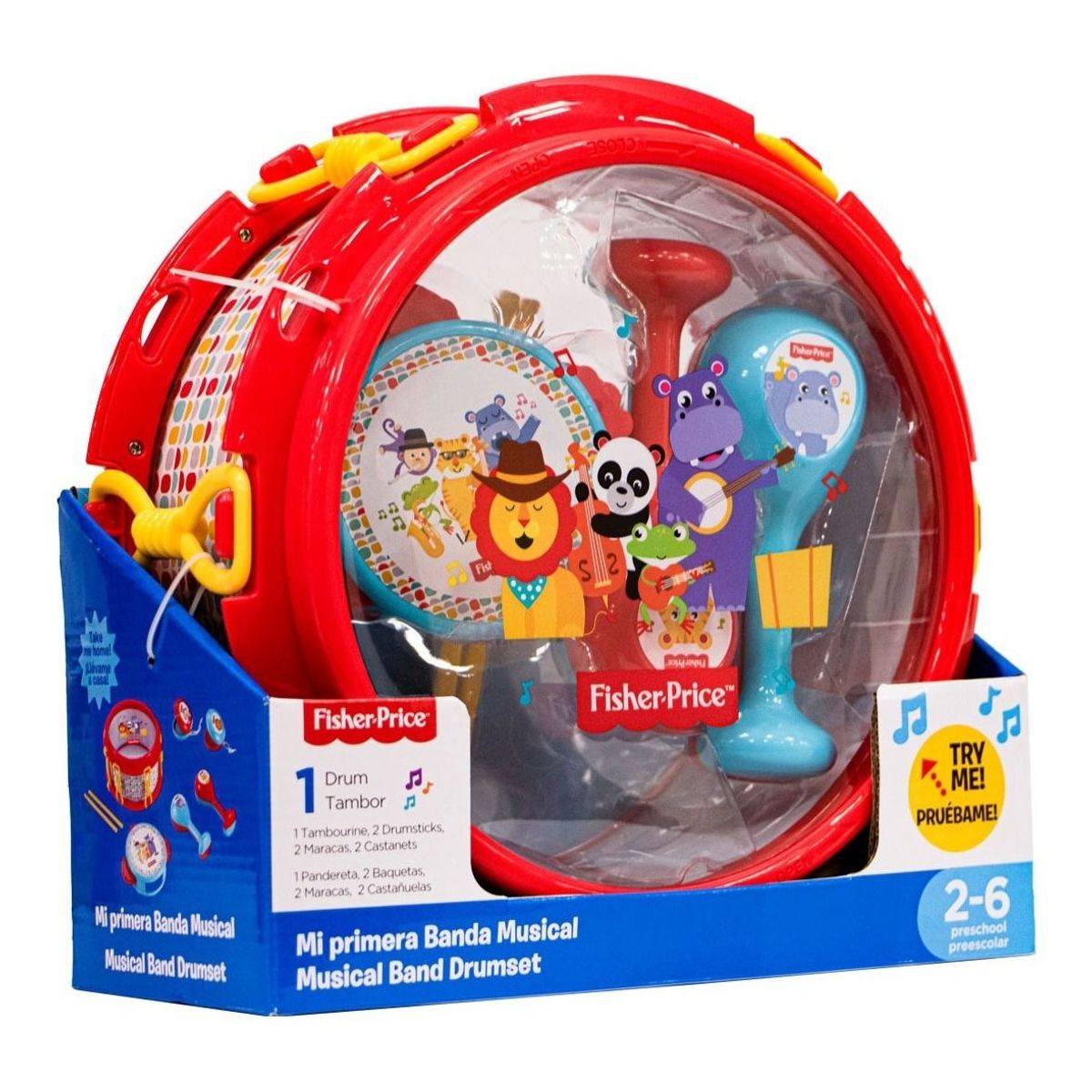 FISHER PRICE - FISHER PRICE MI PRIMERA BANDA MUSICAL 8 INSTRUMENTOS