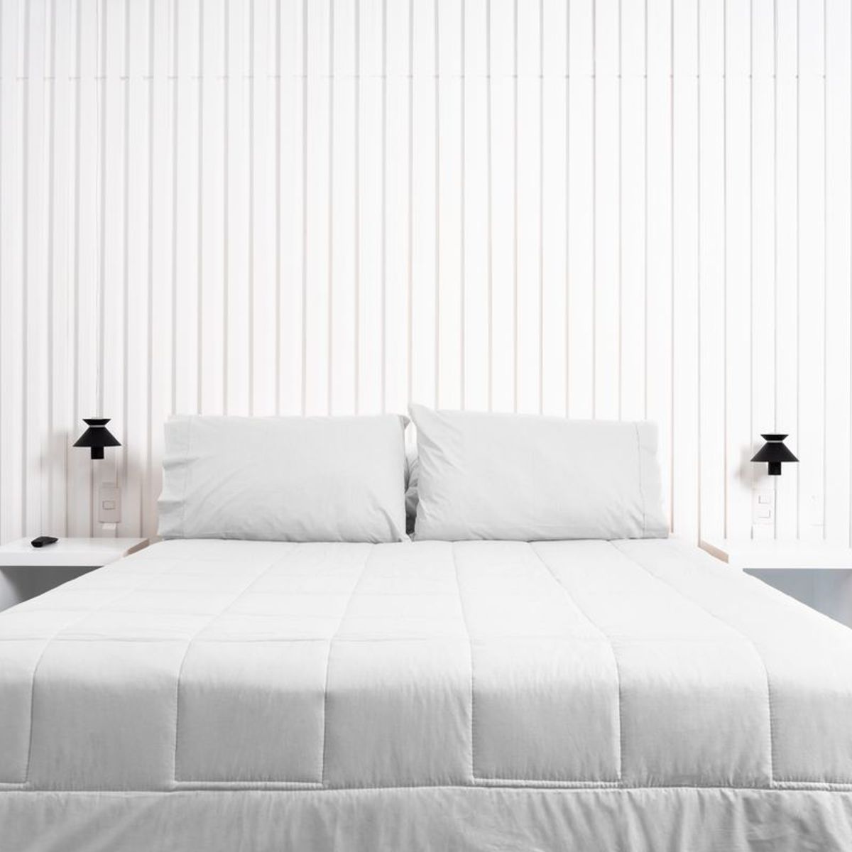 COBITEX HOME - Sábanas + Plumón Hipoalergénico 1.5 plazas 500 hilos blanco Cobitex 100% algodón