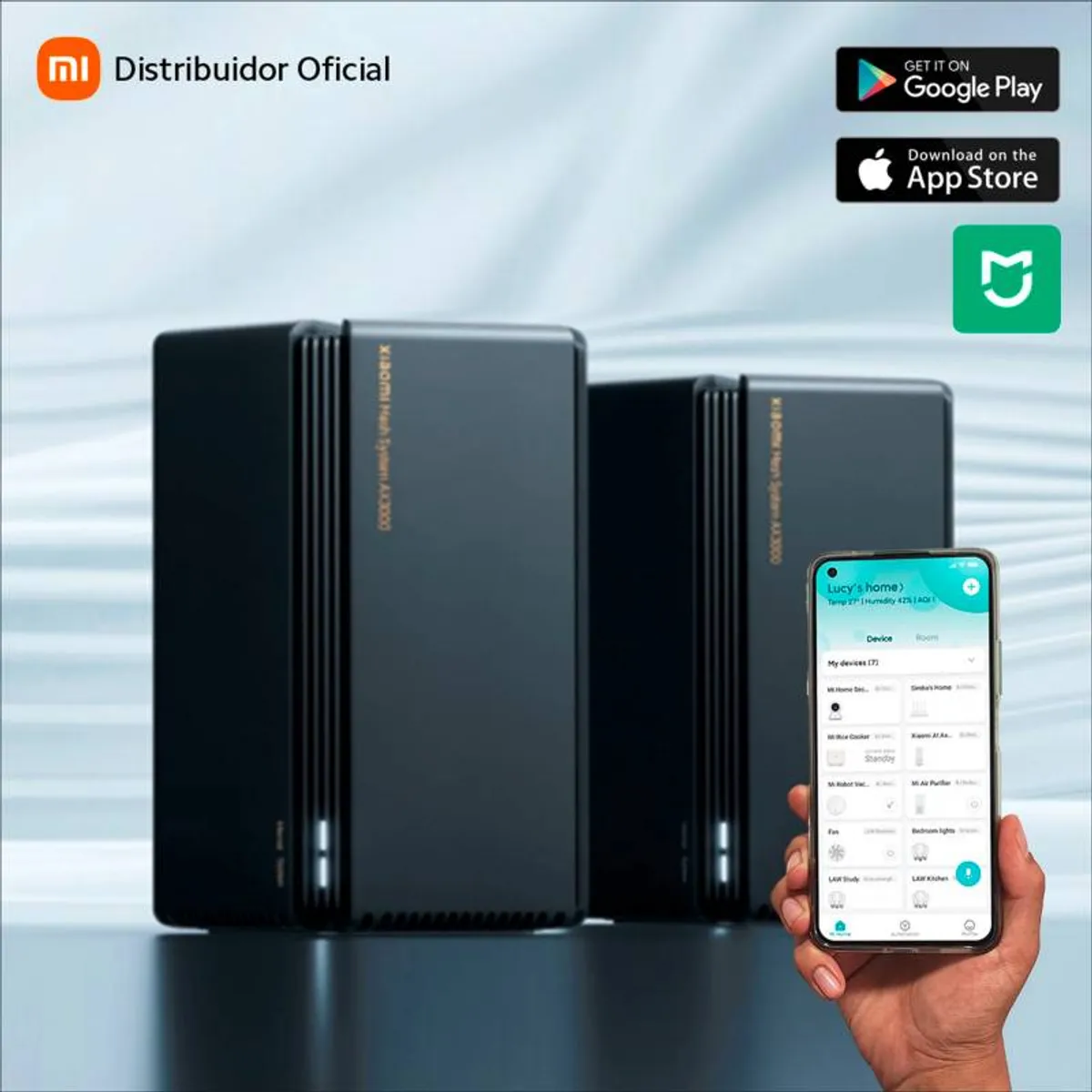 XIAOMI - Router Xiaomi Mesh System Ax3000 5G/2.4G WIFI 6  ( 2 Pack )