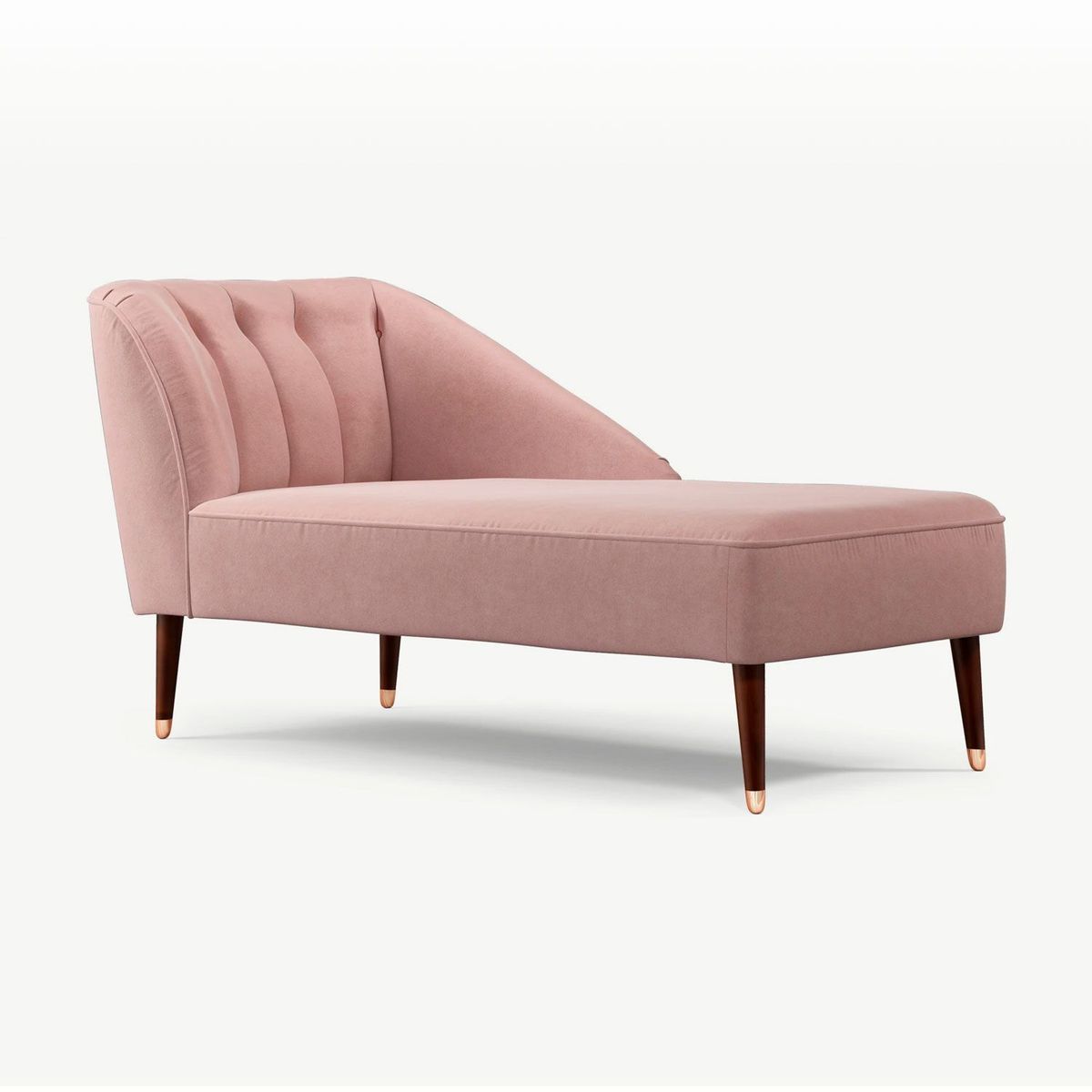 YOLODECORO - Chaise Longue Derecho Margot 2 Cuerpos Rosa