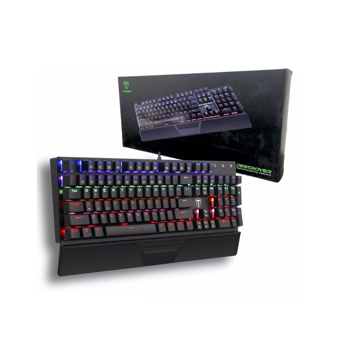 T DAGGER - Teclado Gamer Mecánico T- Dagger Destroyer Modelo T-tgk305