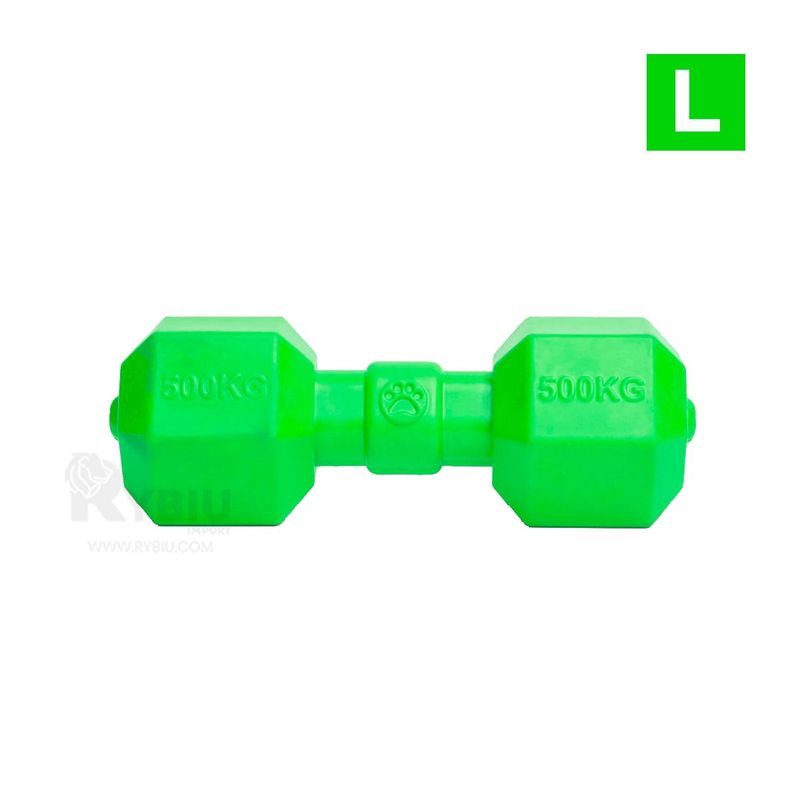 GENERICO - Juguete para Perro Lion Verde de Talla ‌L