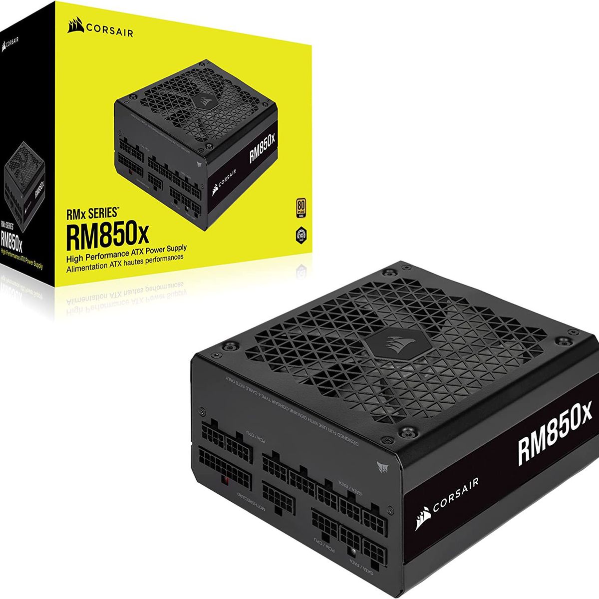 CORSAIR - Fuente de poder Corsair RM850x 850W ATX 80 Plus Gold modular EPS12V