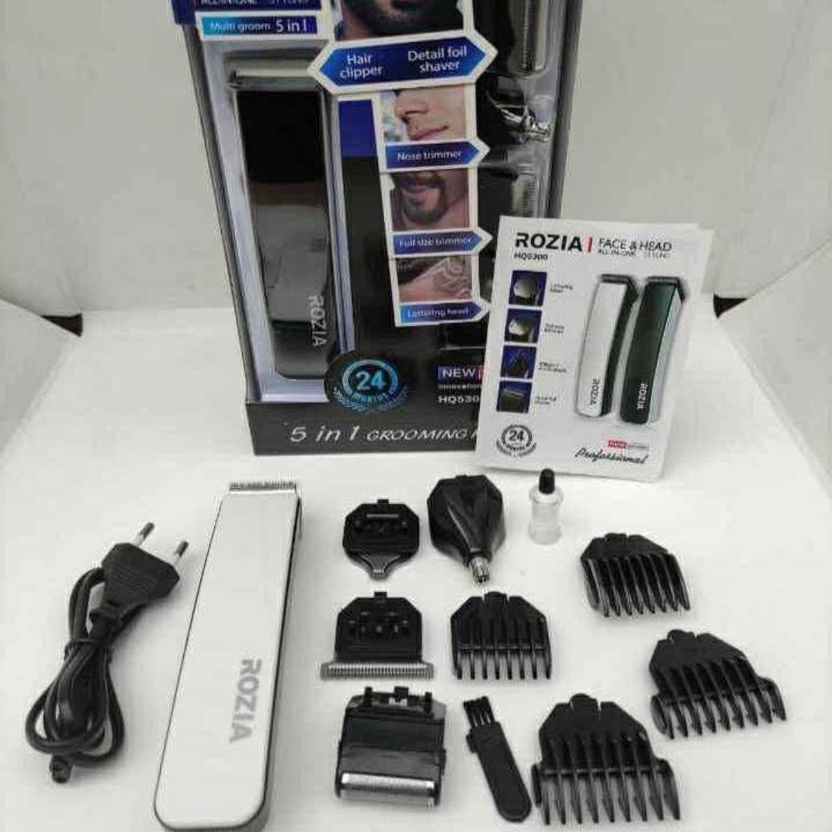 GENERICO - Máquina para Corta Cabello Recargable Rozia 5 En 1