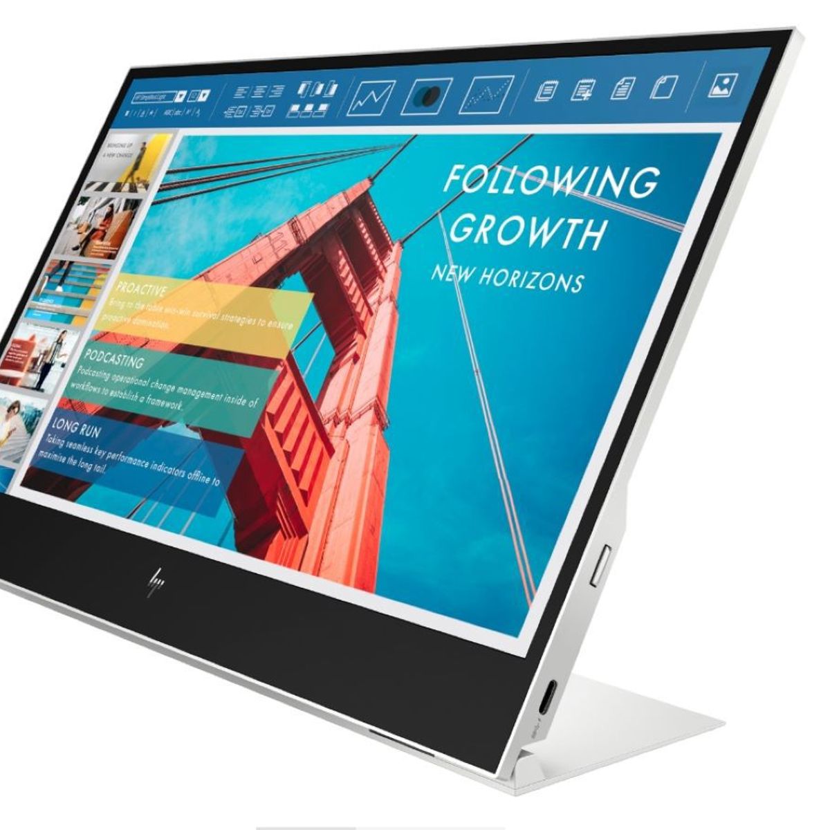 HP - Monitor portátil HP E14 G4 14" FullHD 1920x1080 IPS, 2 USB C, silver + funda