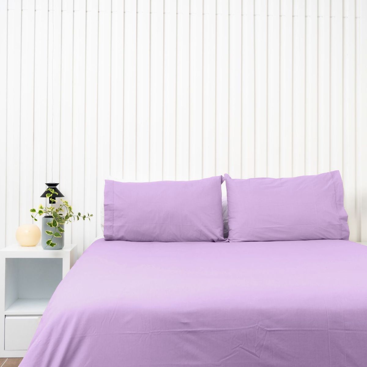 COBITEX HOME - Sábanas + Plumón Hipoalergénico 1 plaza Lila Cobitex 100% algodón.