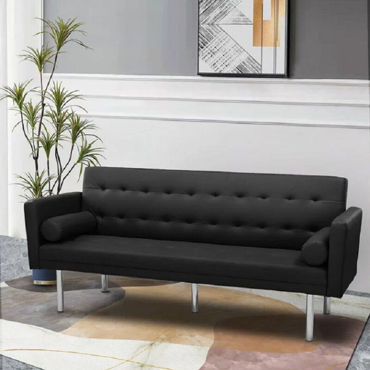 MOBILIARI - MP Sofa Cama Kaz Negro