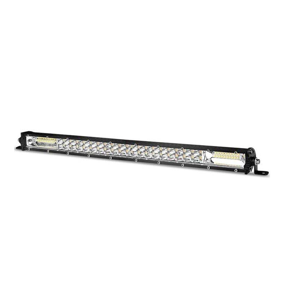 GENERICO - Barra Led Neblinero Blancoambar Slim 180w Strobo Doble Fila