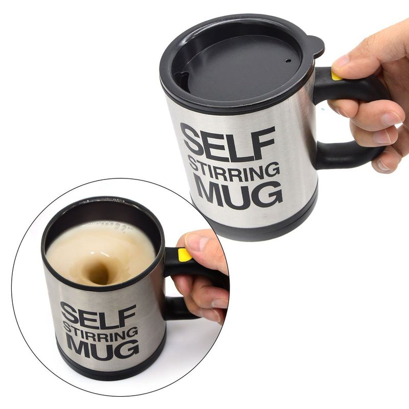 GENERICO - Taza Autoagitable Taza Batidora Pila Incluida