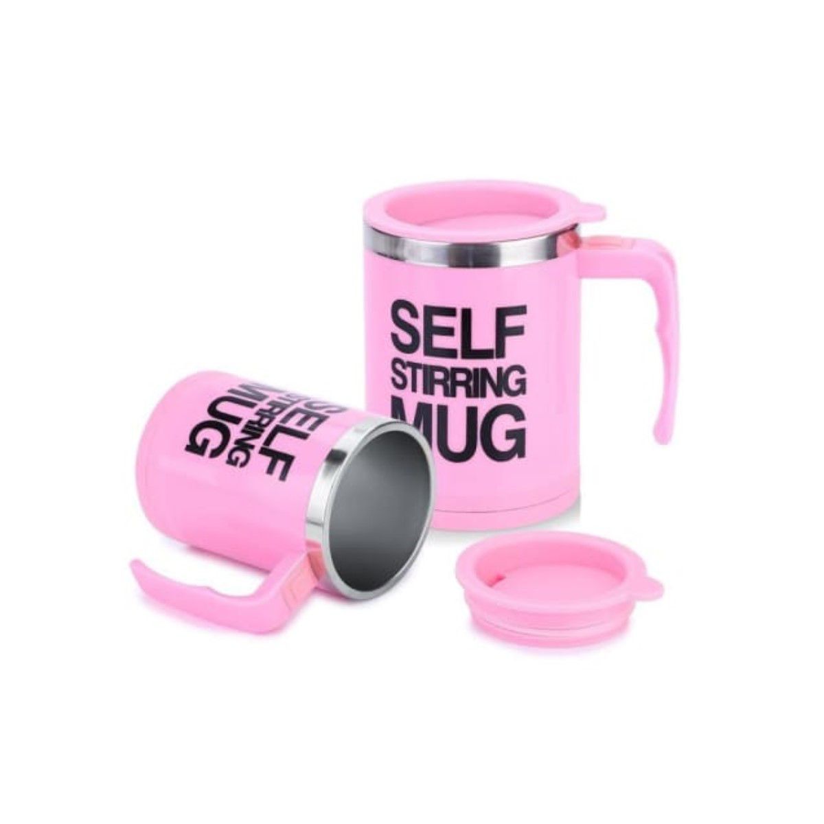 GENERICO - Taza Batidora Autoagitable Pila Incluida 400ml