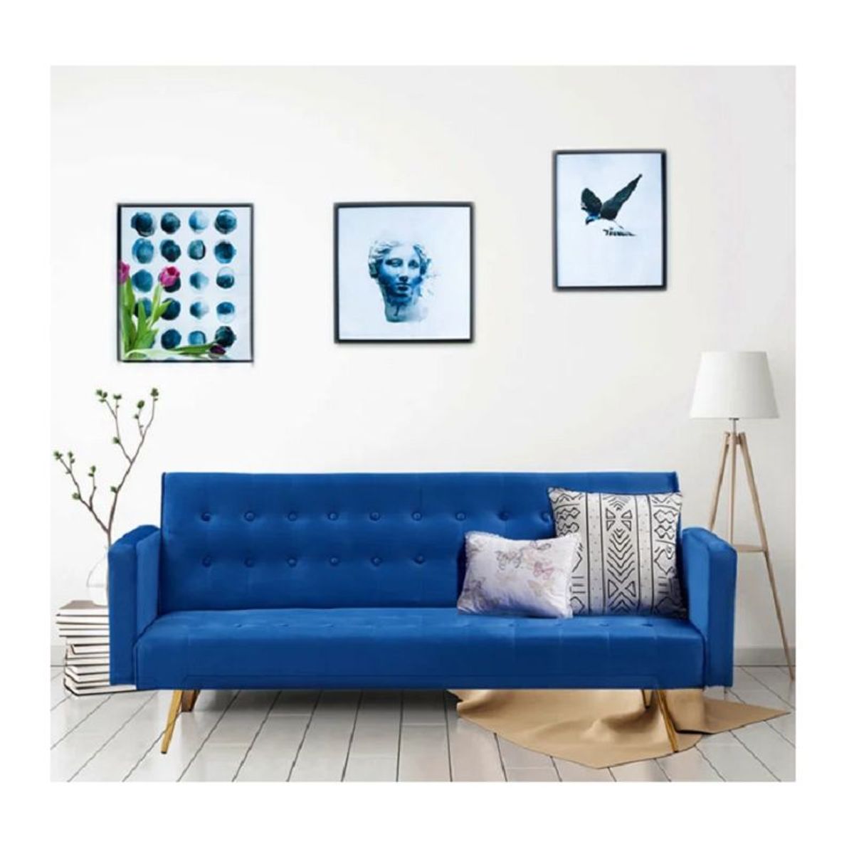 MOBILIARI - Sofa Cama Bluee Azul