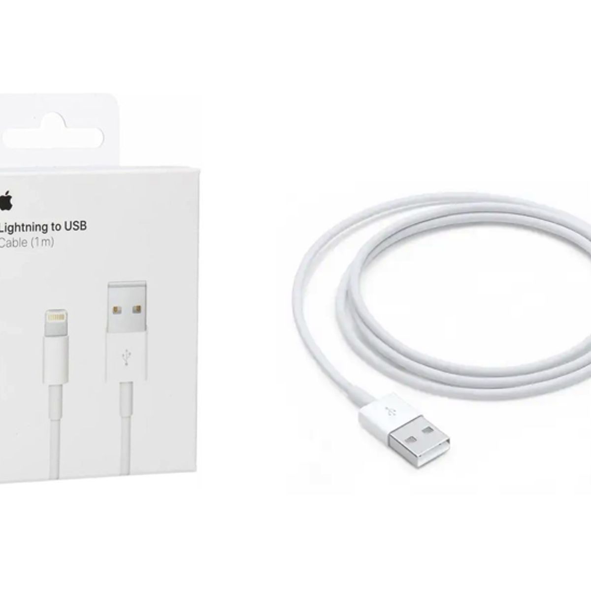 APPLE - Cable Lightning Apple Tipo USB Blanco