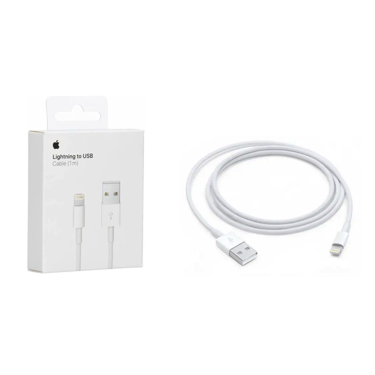 APPLE - Cable Lightning Apple Tipo USB Blanco