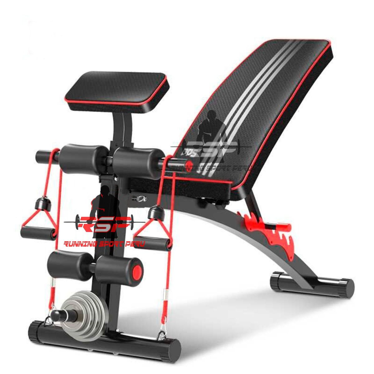 RUNNING SPORT PERU - Banca Dds Predicador  Piernas  Ligas para Pecho - Gym