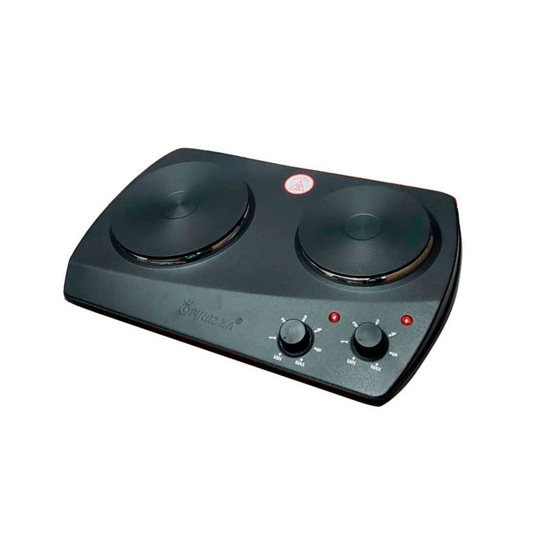 FINEZZA - Cocina Eléctrica 2 Hornillas FZ-203D3N