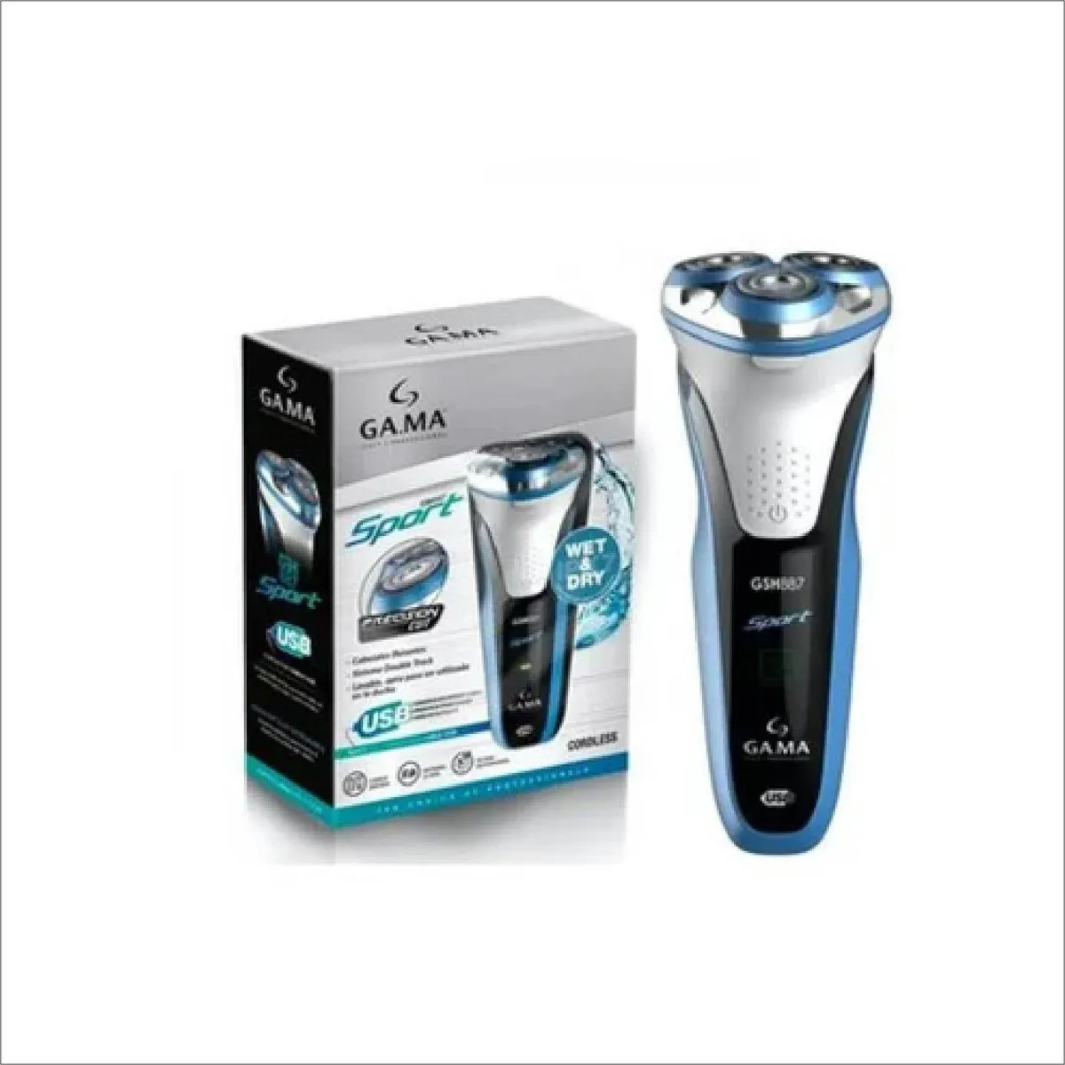 GAMA - Afeitador Gama Inalambrica Aquatouch GSH987