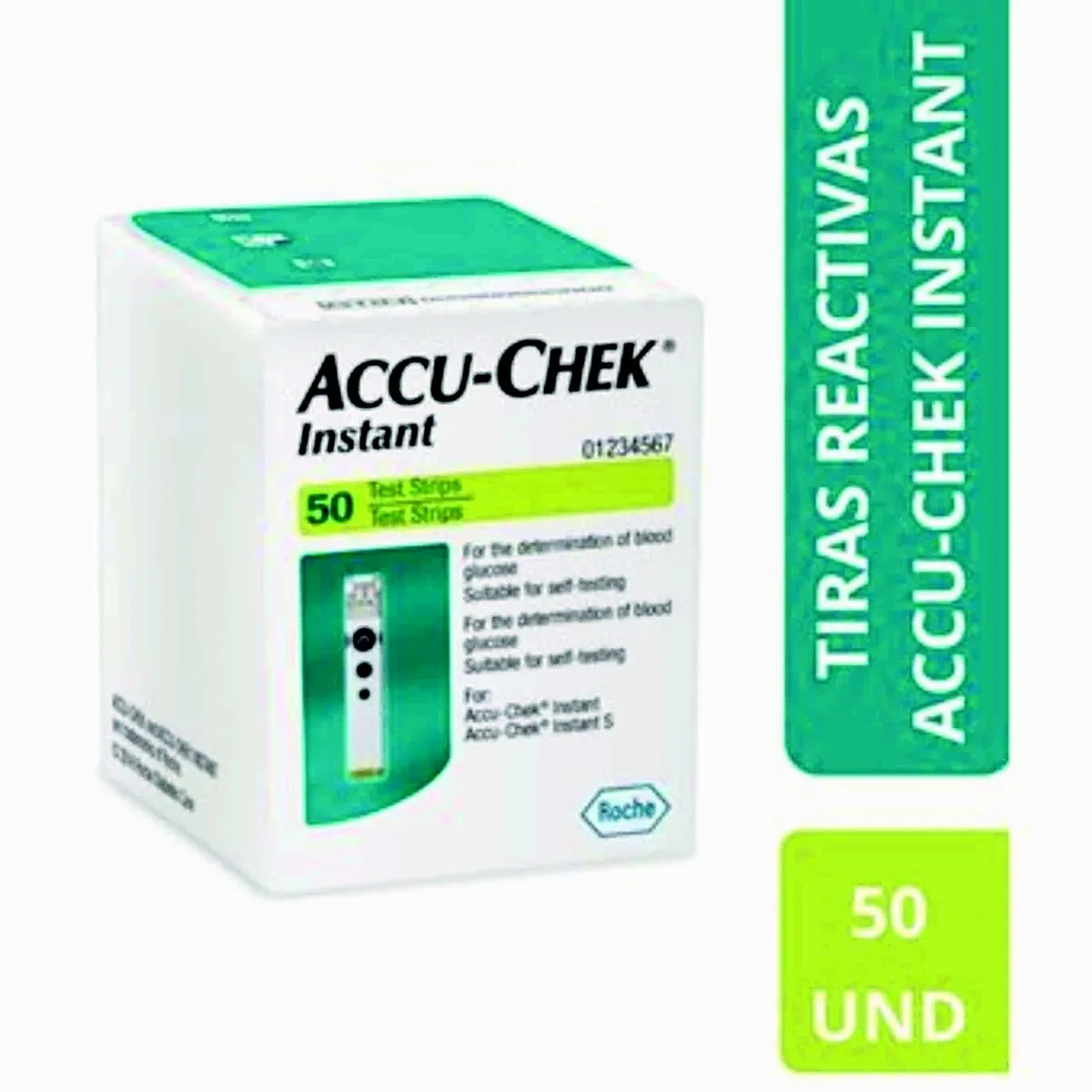 GENERICO - Tiras Reactivas Accu-Check Instant 50 UND