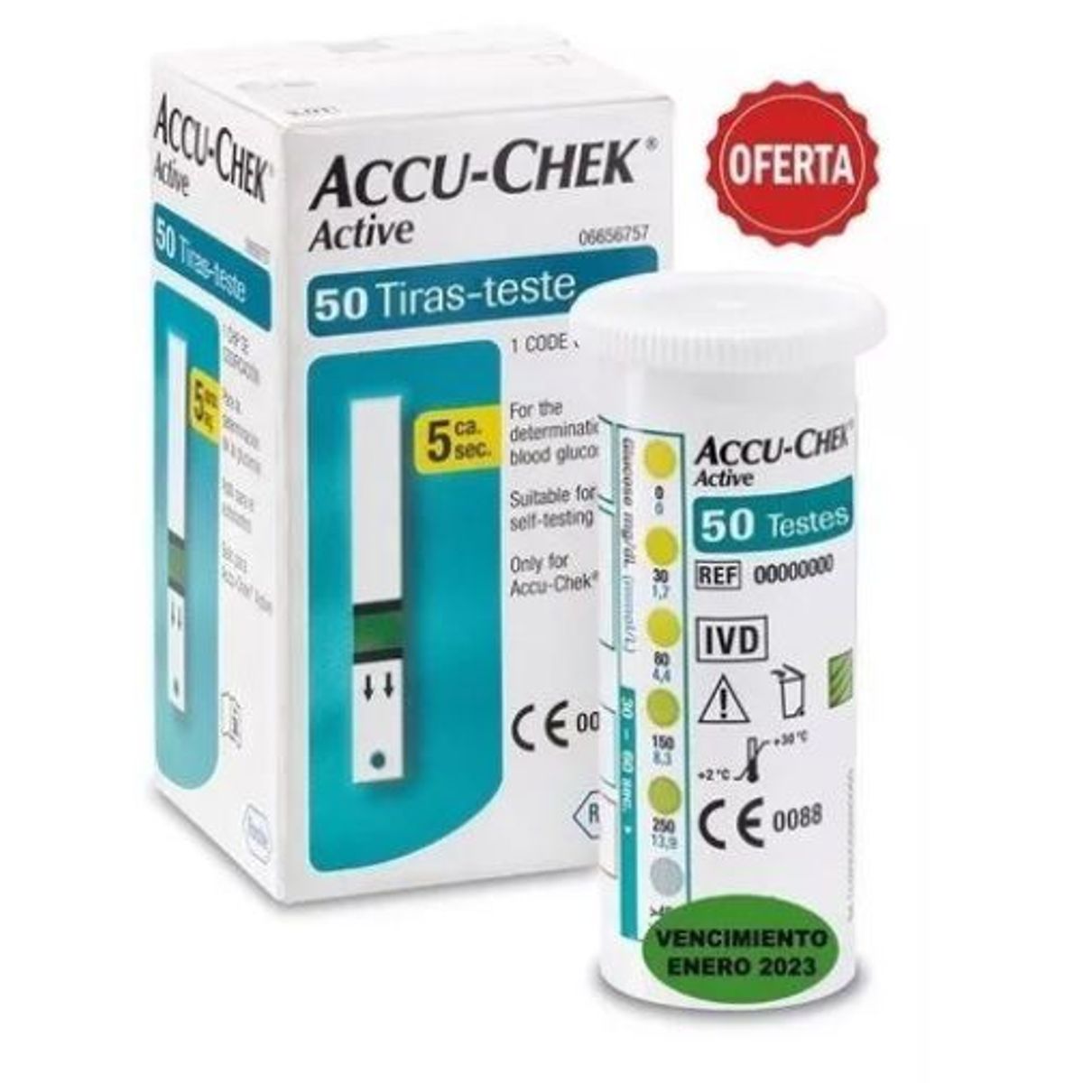 GENERICO - Tiras Reactivas Accu-Check ACTIVE 50 UND