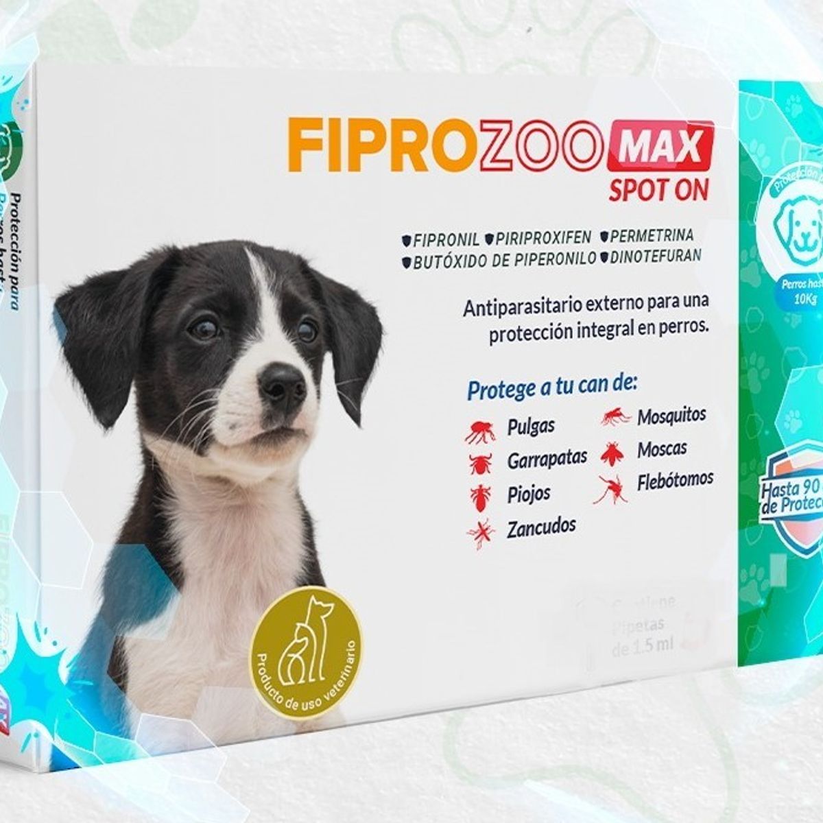 OTAMA - MAXSPOT ON ANTIPULGA ANTIPARASITARIO PARA PERROS 1 A 10 KG