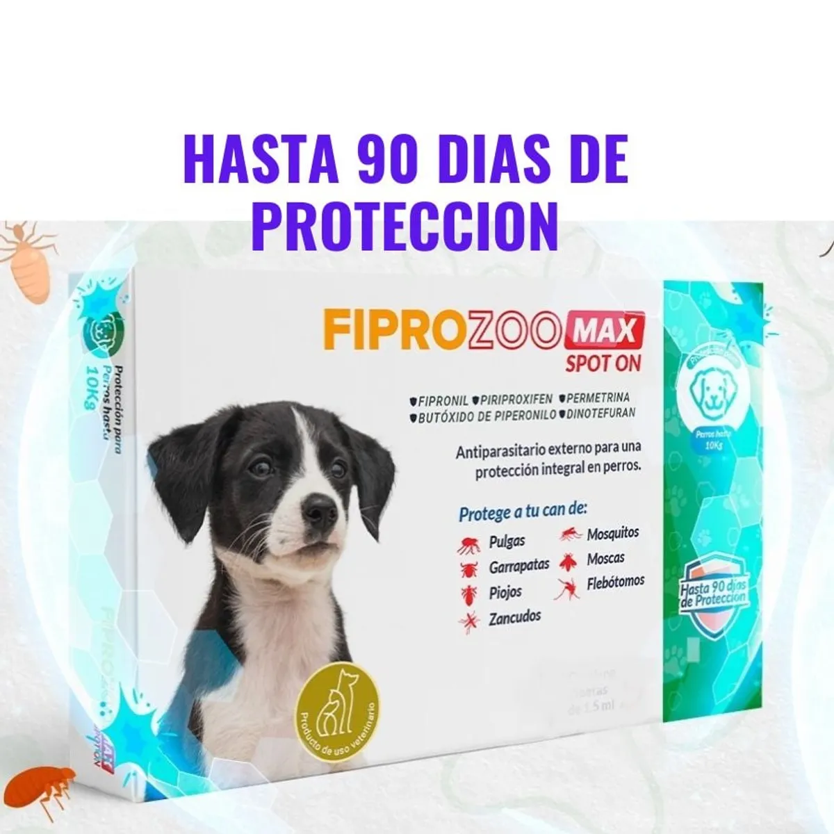 OTAMA - MAXSPOT ON ANTIPULGA ANTIPARASITARIO PARA PERROS 1 A 10 KG