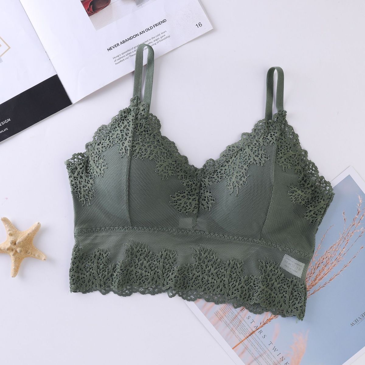 GENERICO - BRALETTE CON ENCAJE FRANCES